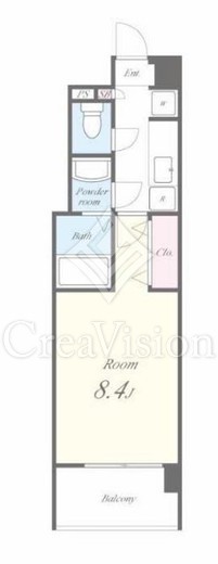 ケイウッドハウス　602号室　間取り