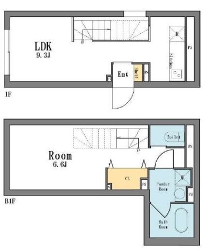 LEGALAND不動前ANNEX (リーガランド不動前アネックス)　103号室　間取り