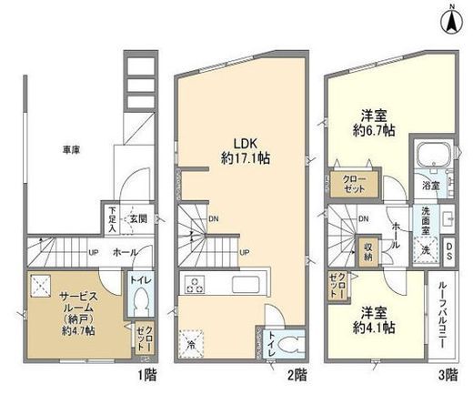 Kolet糀谷 (コレット糀谷)#05　#05号室　間取り