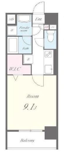 ロイヤルコート日本橋人形町　102号室　間取り