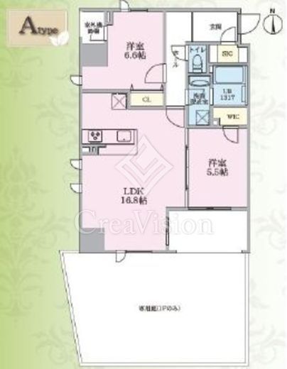 WILESTA　401号室　間取り