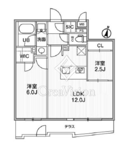 ルネサンスコート学芸大学　302号室　間取り