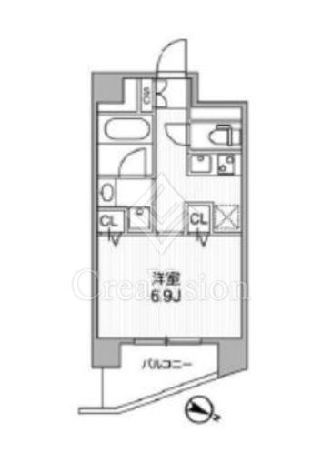 GranDuo下北沢12　404号室　間取り