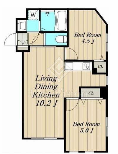 SOLASIAresidence用賀 (ソラシアレジデンス用賀)　101号室　間取り