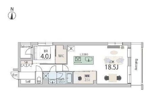 グランデュオ奥沢 (Gran Duo Okusawa)　303号室　間取り