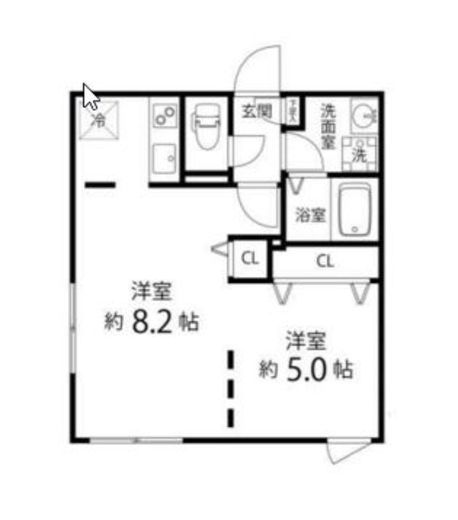 Ｂｒａｎｃｈｅ目黒　404号室　間取り