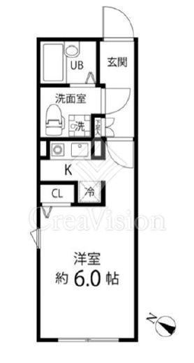 Ｂｒａｎｃｈｅ目黒　203号室　間取り