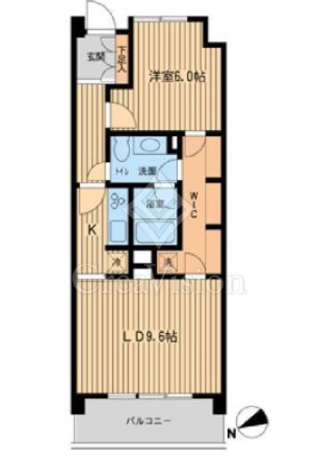 HF若林公園レジデンス　317号室　間取り