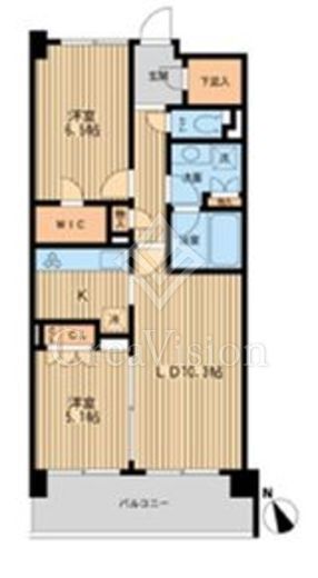 HF若林公園レジデンス　311号室　間取り