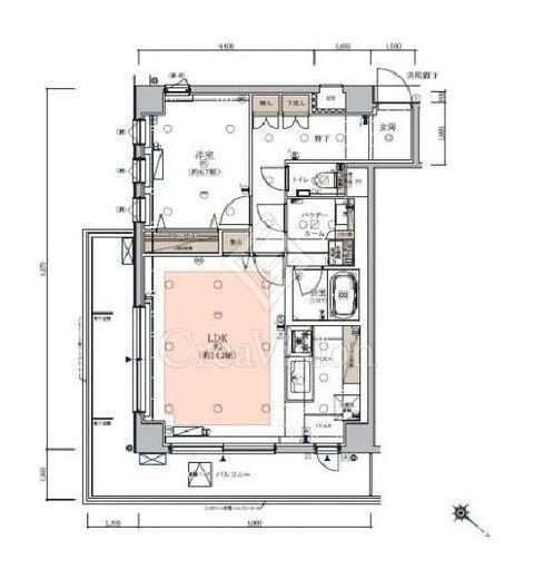 アルヴェール松濤　304号室　間取り
