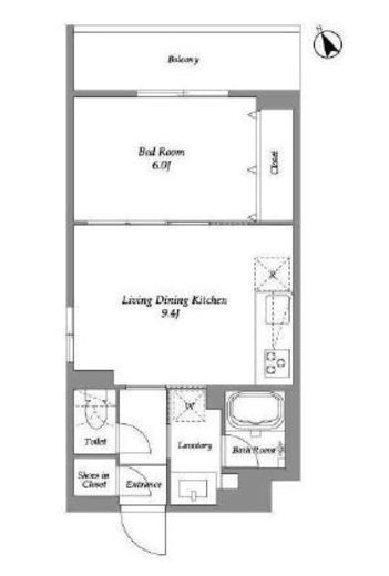 EMパレス田園調布　416号室　間取り