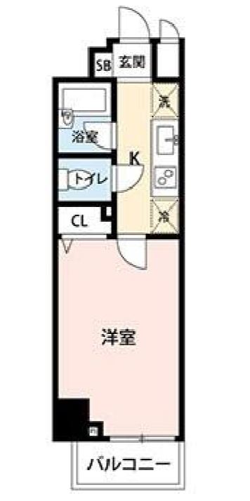 プライムアーバン飯田橋　1002号室　間取り