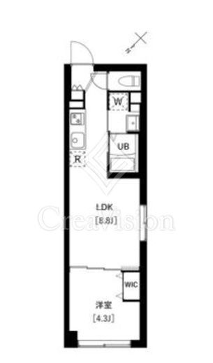 La Douceur武蔵小山 (ラドゥセール武蔵小山)　301号室　間取り