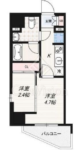 GRAN PASEO大森 (グランパセオ大森)　801号室　間取り