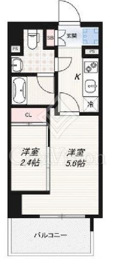 GRAN PASEO大森 (グランパセオ大森)　903号室　間取り