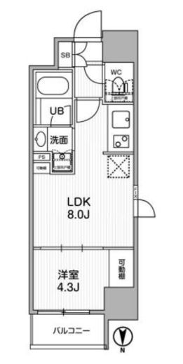 nido KAMATA　604号室　間取り