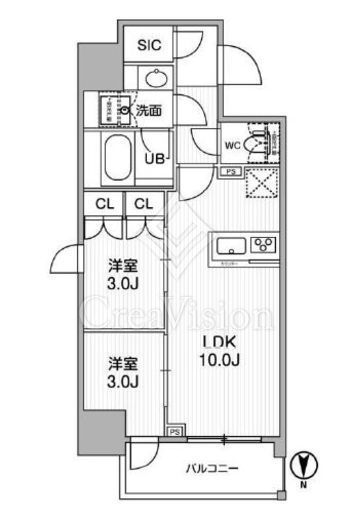 nido KAMATA　701号室　間取り