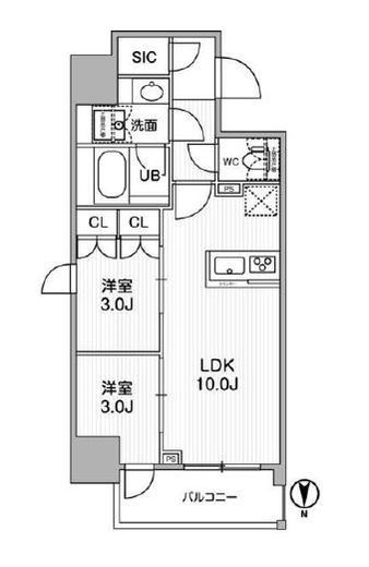 nido KAMATA　1101号室　間取り