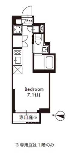 Laple目黒柿の木坂　101号室　間取り