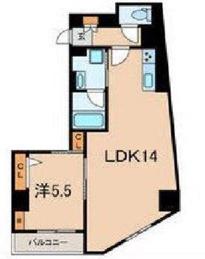 パークレジデンス東大井　402号室　間取り