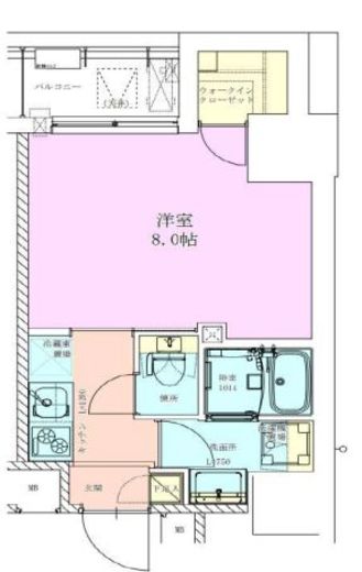RBM三軒茶屋レジデンス　402号室　間取り
