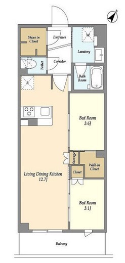 KDXレジデンス田園調布南　103号室　間取り