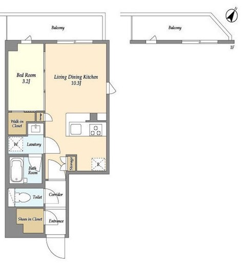 KDXレジデンス田園調布南　112号室　間取り