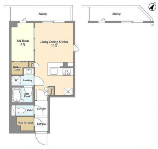 KDXレジデンス田園調布南　513号室　間取り