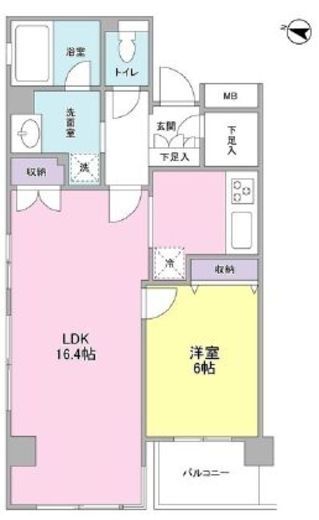 KDXレジデンス成城　208号室　間取り