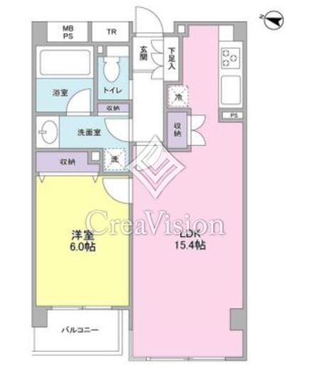 KDXレジデンス成城　206号室　間取り
