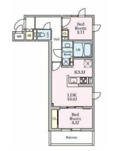 リビオメゾン大岡山　305号室　間取り