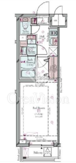 コンシェリア馬込 THE RESIDENCE　408号室　間取り