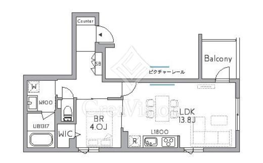 グランデュオ戸越銀座 (GranDuo Togoshiginza)　102号室　間取り