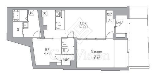 THE GRANDUO CHITOFUNA　105号室　間取り