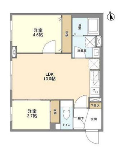 ウェルスクエア祖師ヶ谷大蔵　301号室　間取り