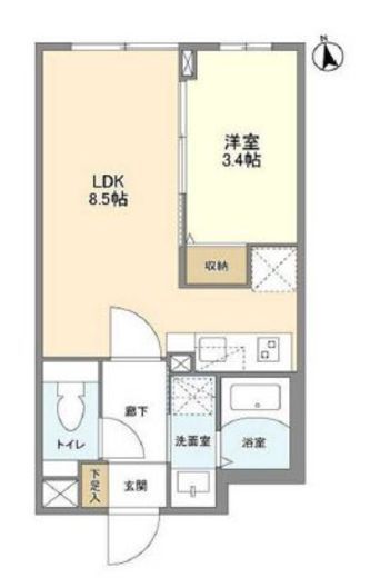 ウェルスクエア祖師ヶ谷大蔵　303号室　間取り