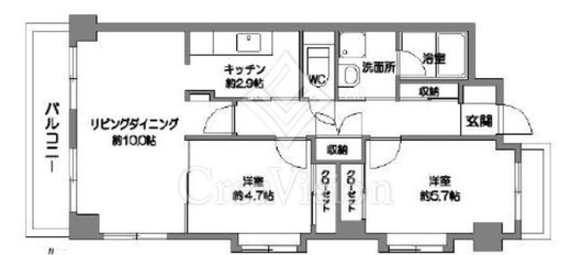 グレイス壱番館　305号室　間取り