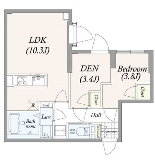 GRAN PASEO目黒花房山 (グランパセオ目黒花房山)　202号室　間取り