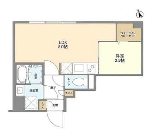 ウェルスクエア馬込Ⅱ　305号室　間取り