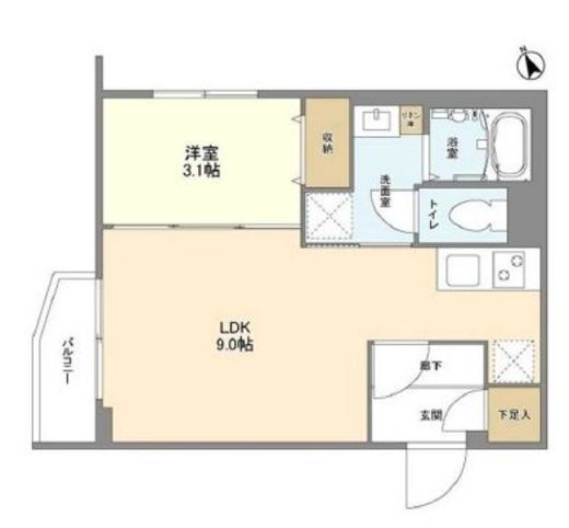 ウェルスクエア馬込Ⅱ　306号室　間取り