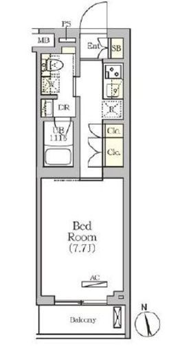 ARKMARK南品川 (アークマーク南品川)　204号室　間取り