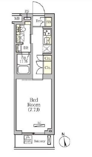 ARKMARK南品川 (アークマーク南品川)　302号室　間取り