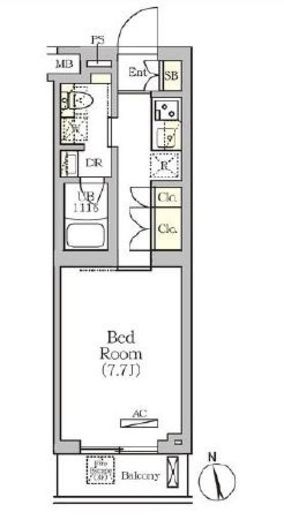 ARKMARK南品川 (アークマーク南品川)　304号室　間取り