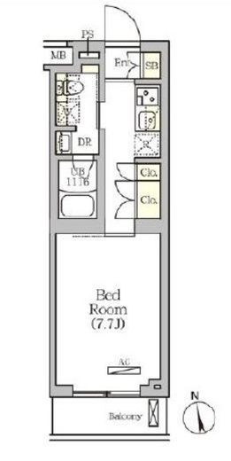 ARKMARK南品川 (アークマーク南品川)　402号室　間取り