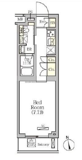 ARKMARK南品川 (アークマーク南品川)　502号室　間取り