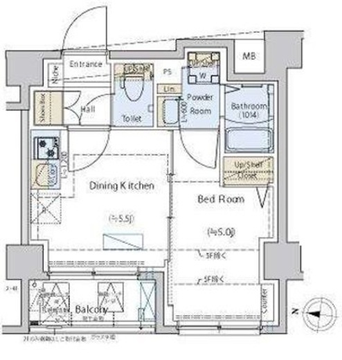Cedar Plaza目黒本町　402号室　間取り
