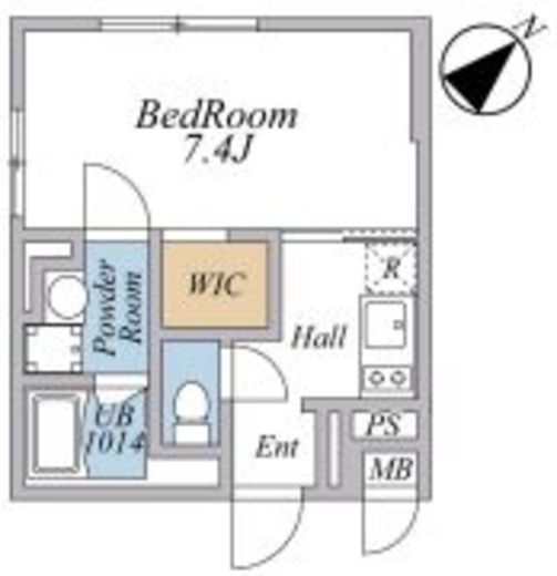 リーガランド武蔵小山アネックス　202号室　間取り