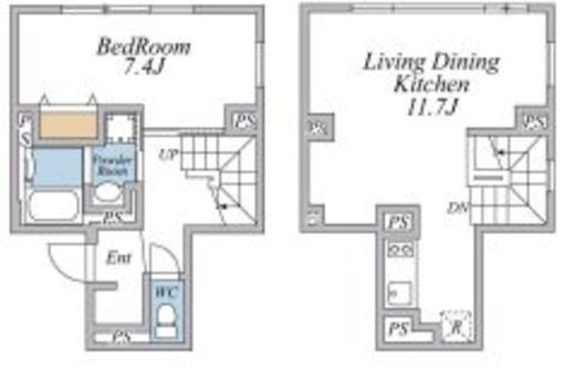 リーガランド武蔵小山アネックス　401号室　間取り