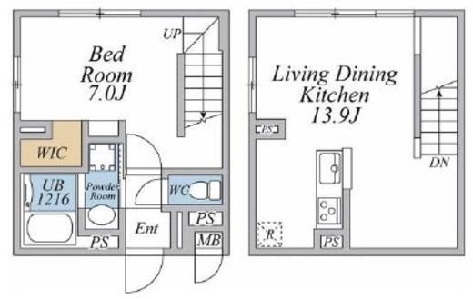 リーガランド武蔵小山アネックス　402号室　間取り