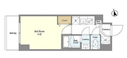 Augusta Residence大森　105号室　間取り